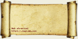 Isidora Brzaković vizit kartica